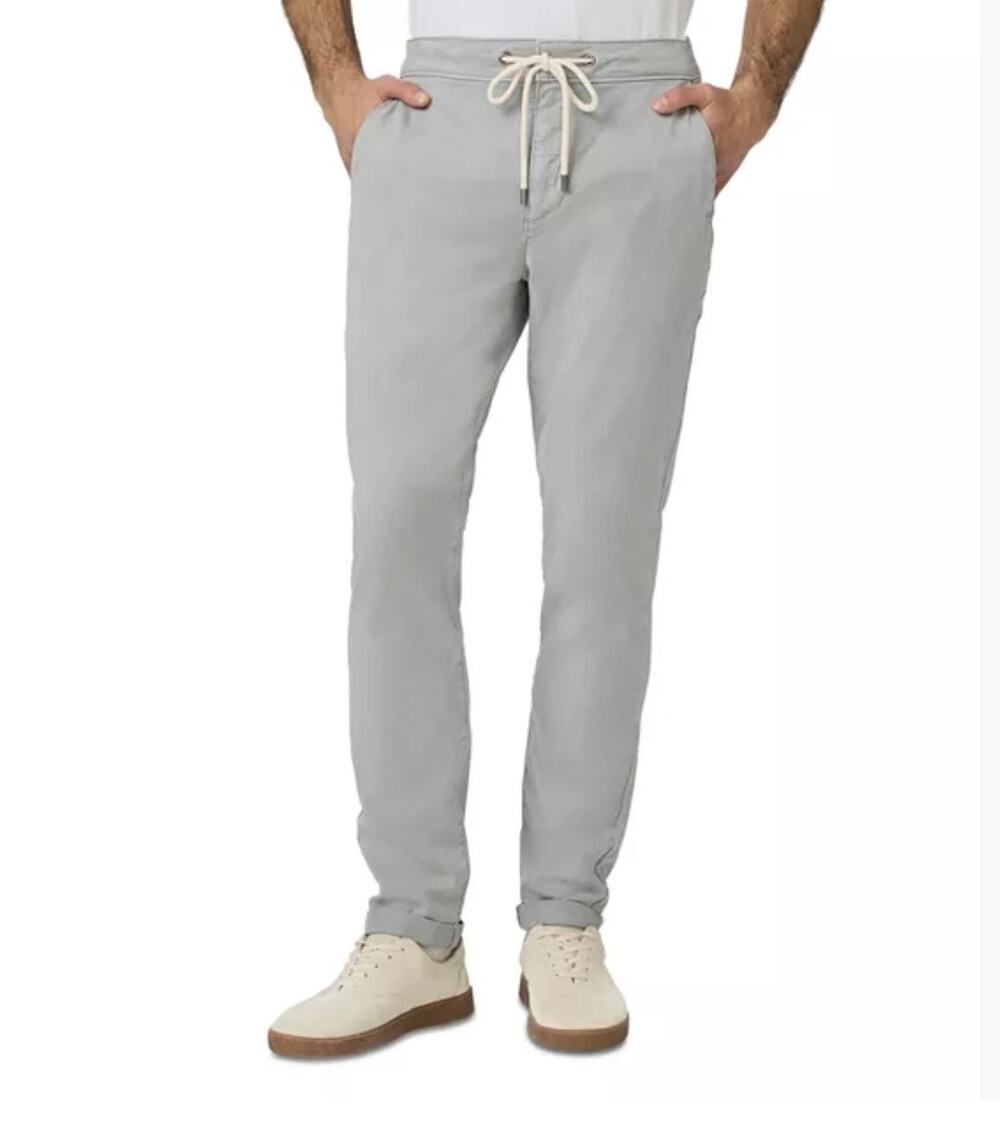 Paige Fraser Slim Gray Pant Drawstring Size 36